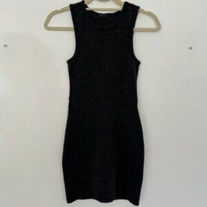Topshop Sleeveless mini Dress Charcoal Grey Size 4